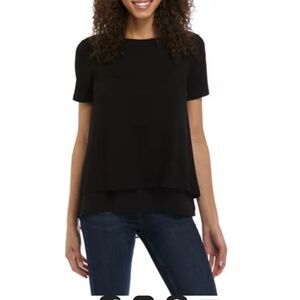 Michael Kors
Petite Mix Media Split Back Top NWT